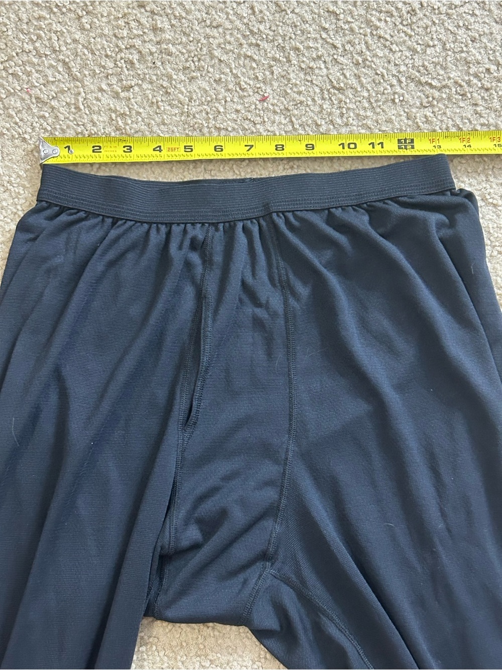 Vintage Patagonia Capilene Base Layer Pants Mens XL Black Bottoms USA Made - Picture 9 of 9